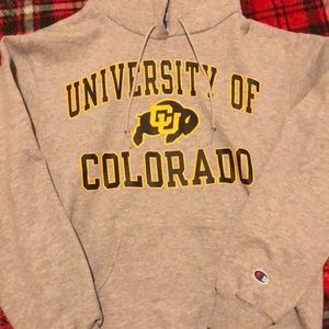 University of Colorado grey Champion hoodie